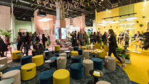 Orgatec messe grønne planter